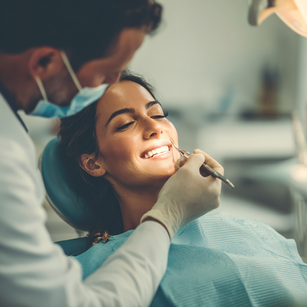 Modern dental practice interior