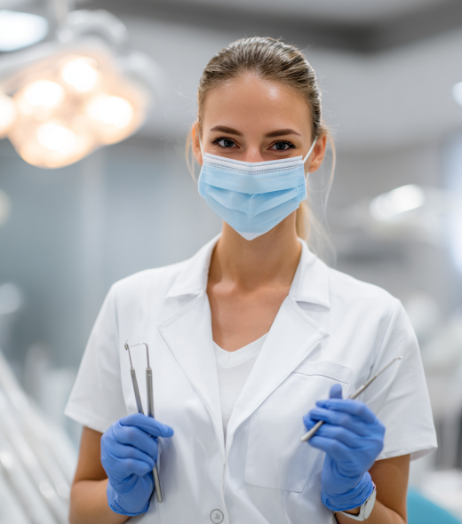 kiavallc_A_female_dentist_stands_confidently_in_a_modern_dental_f26a3247-ef97-4c8b-8974-3b2c8761a948
